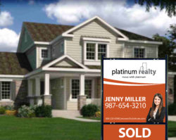 Sold Sign by Home