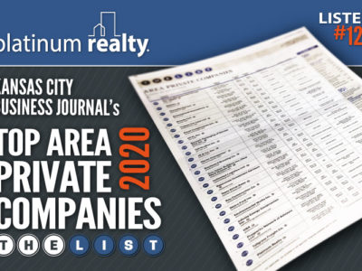 Platinum Realty Recognized as Top Area Private Company by Kansas City Business Journal