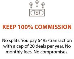 100 % Commission