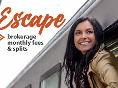 Escape Brokerage Monthly Fees and Splits